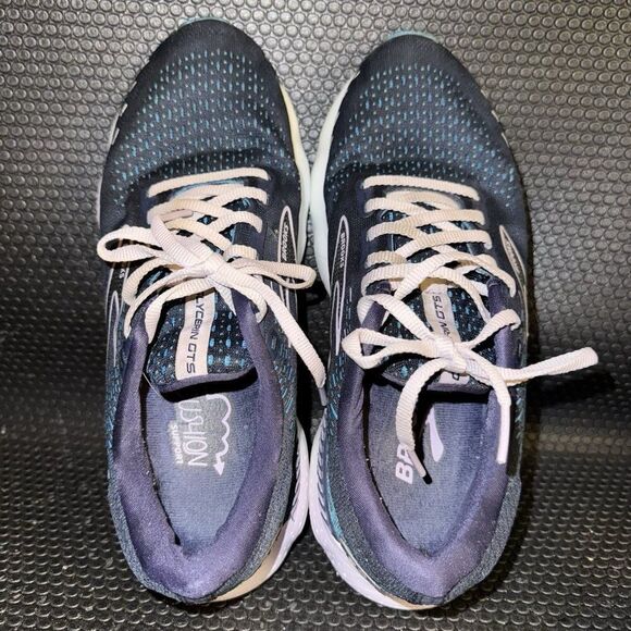Brooks Glycerin GTS 20 Blue Purple Athletic Running Shoes Women's Size 10 - Picture 6 of 8